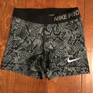 Nike Pro spandex shorts
