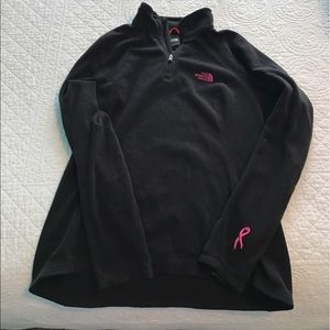 North Face pullover fleece. For breast cancer