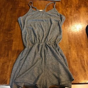Gray romper