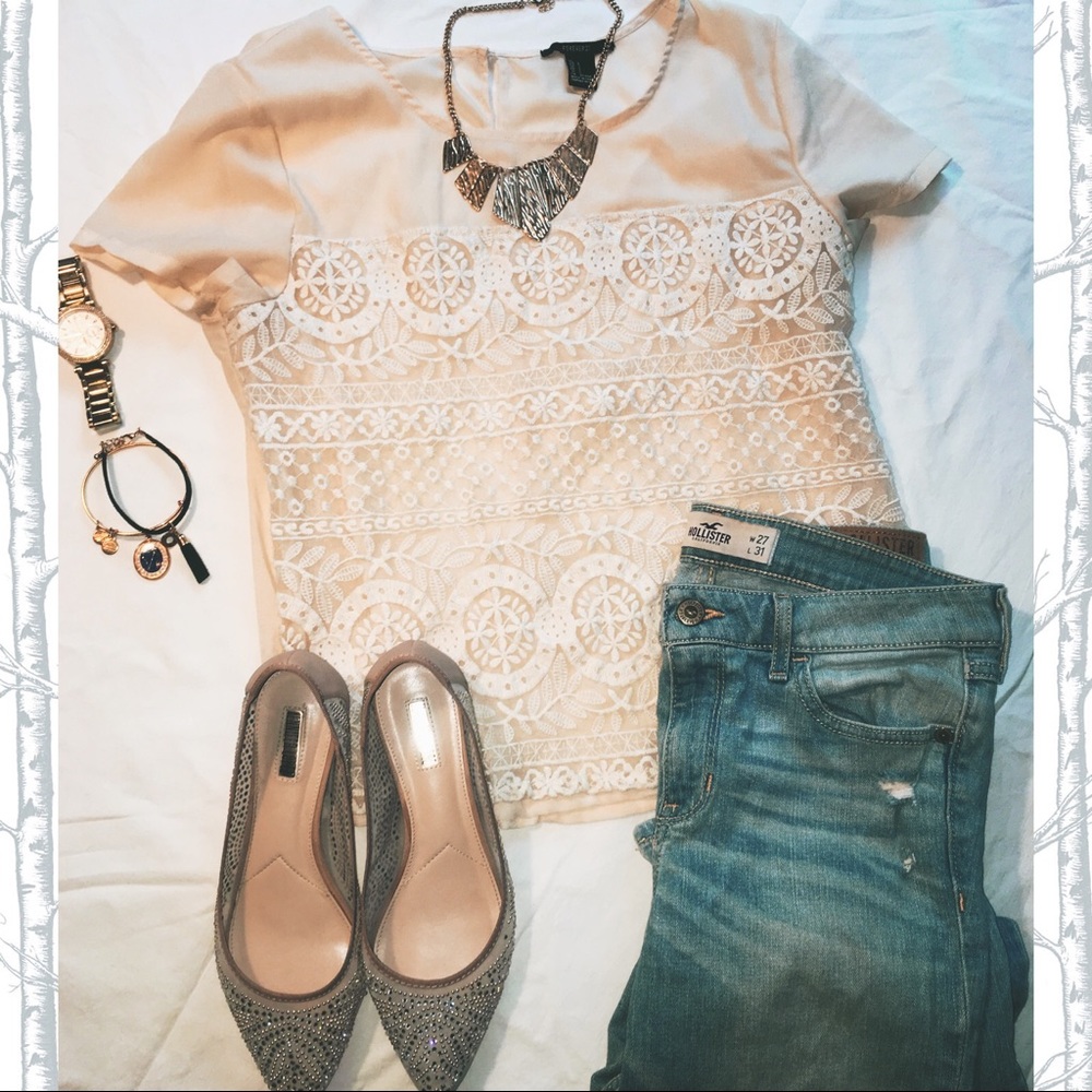 Forever 21 Detailed Tee