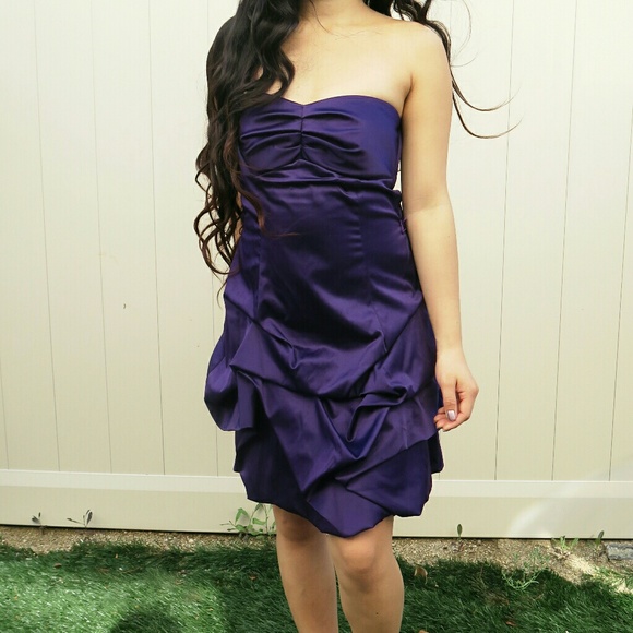 Purple Ruffle Dress - Picture 4 of 4