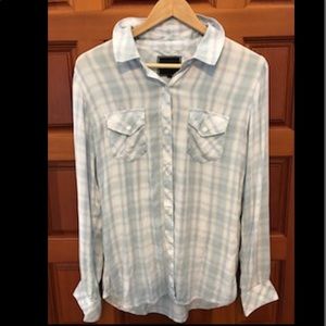 Rails hunter plaid button down sz s