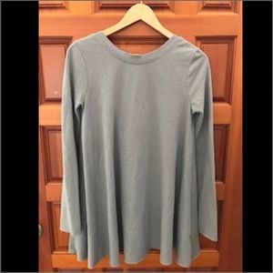 Free people low back slate ls sweater xs/s
