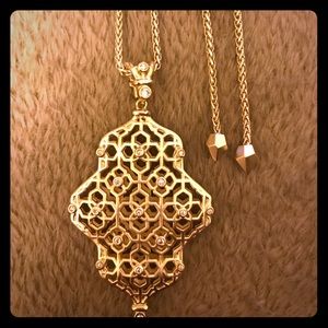 Kendra Scott Kathy Long Necklace in Gold