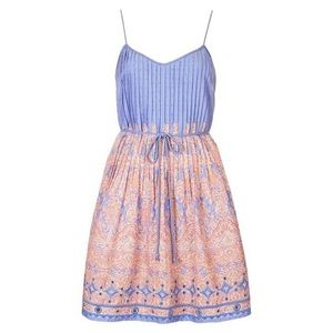 Topshop x Kate Moss Paisley Print Dress sz 4 NWT