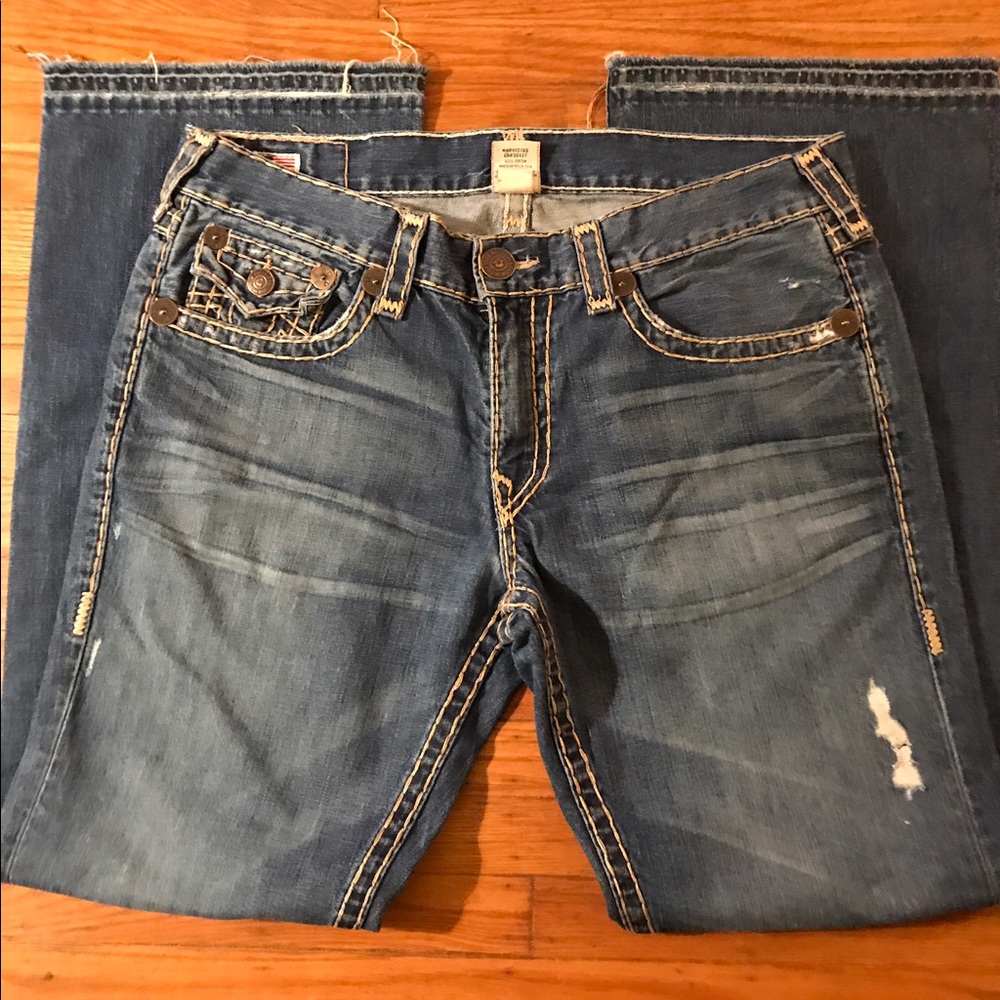 True Religion Men's Boot Cut Jeans 38/34