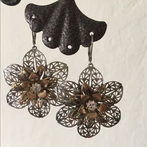Flower Metal Earrings