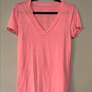 JCrew Washed Pink Tee - Small