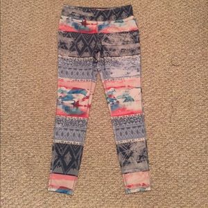 Aztec exercise leggings