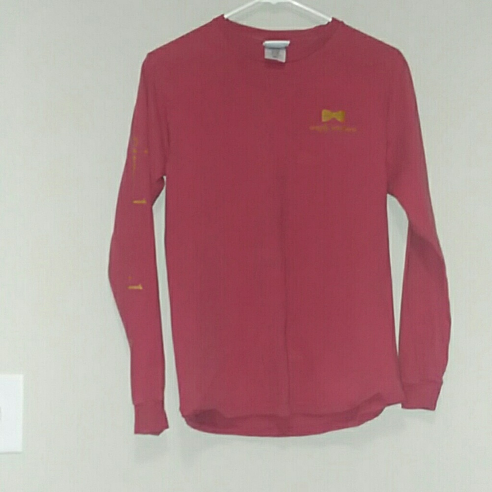 Red simply southern shirt