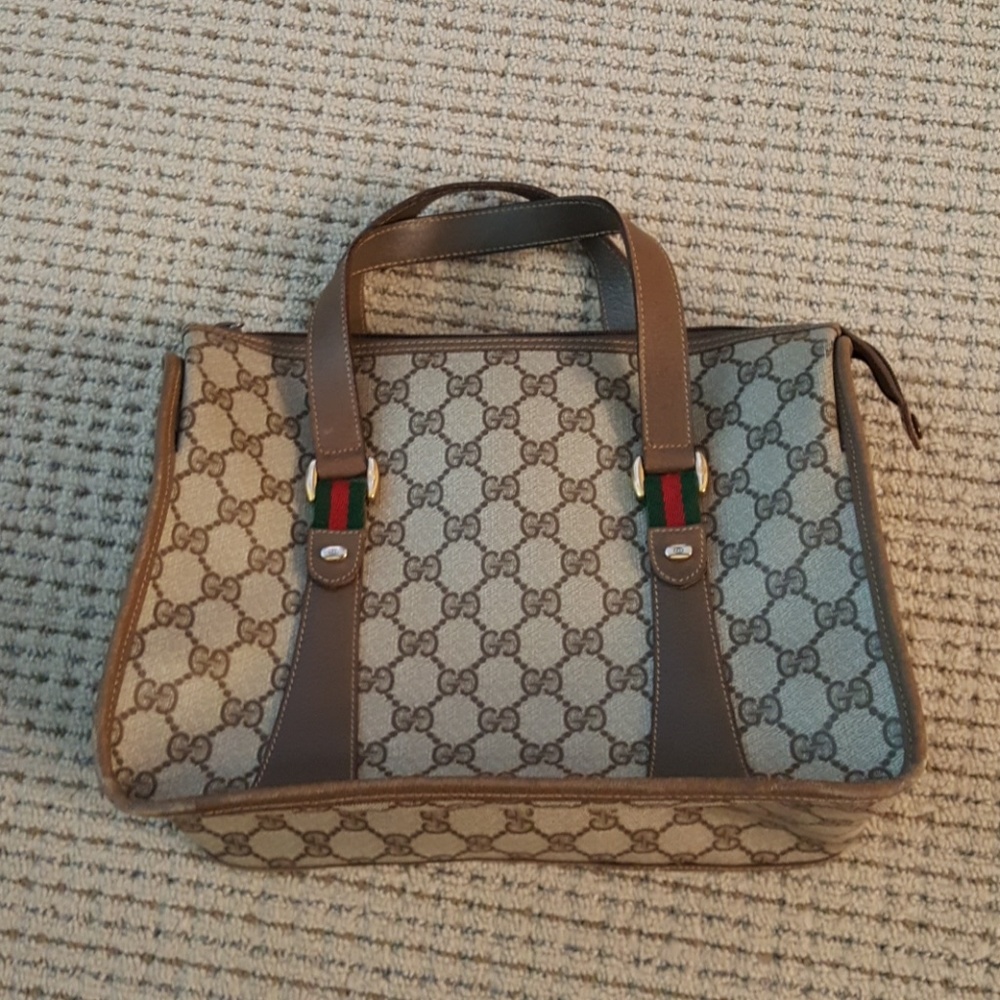 Vintage Gucci Monogram Handbag