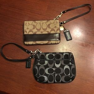 Authentic Signature Coach Wristlets