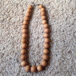 Vintage wood necklace