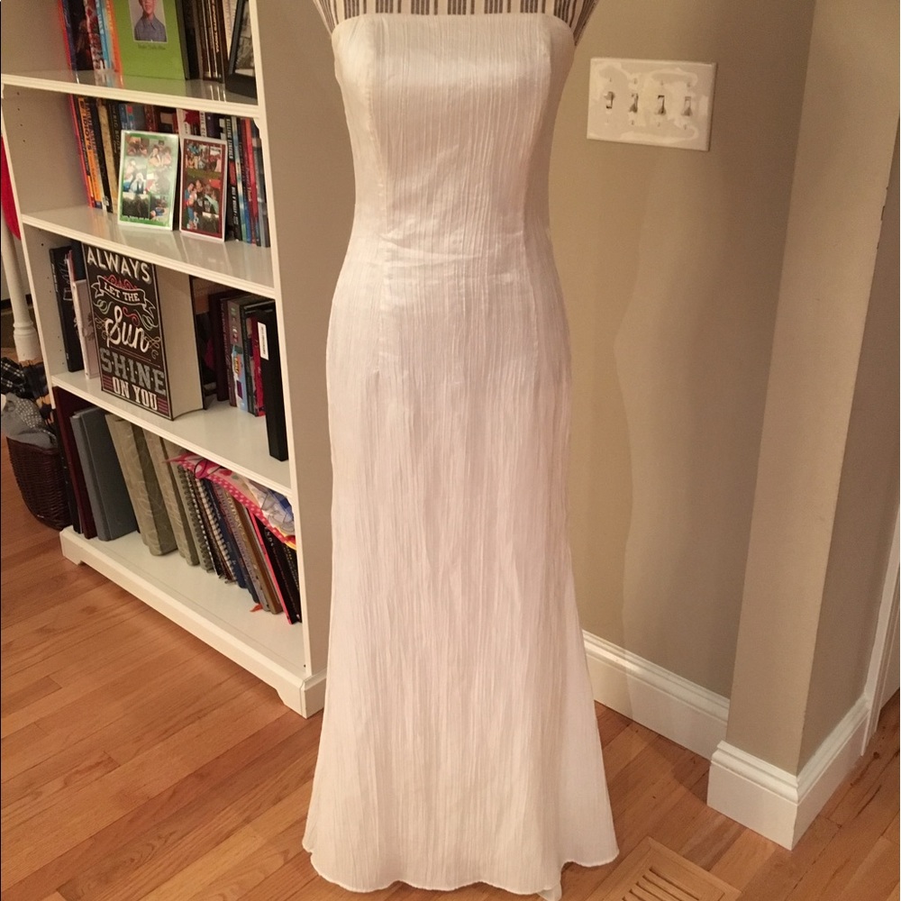 Formal White Beach Dress