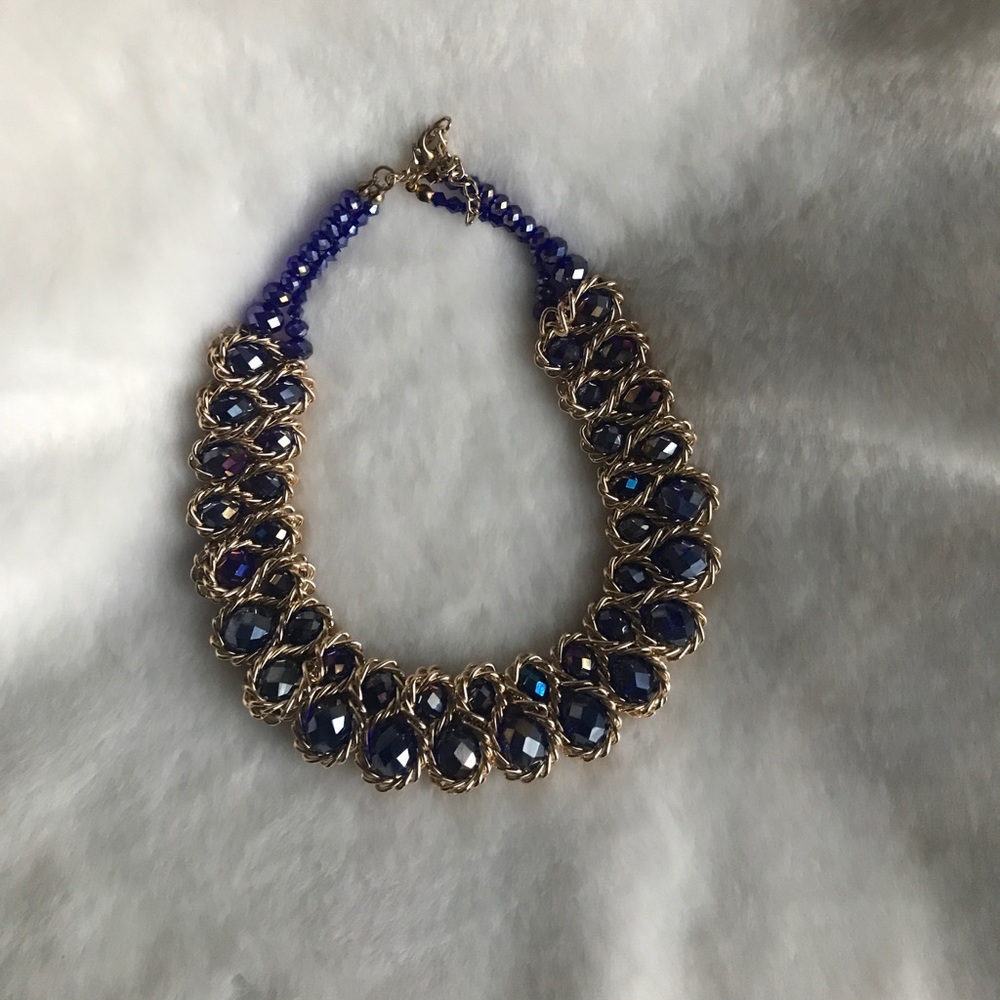 Blue necklace