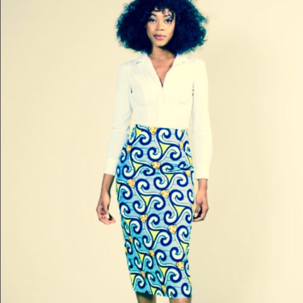 Beautiful African Print Pencil Skirt