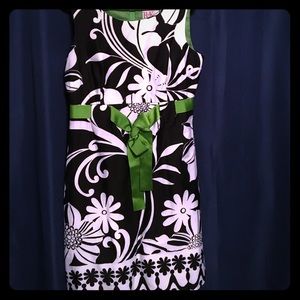 Black and White sheath dress