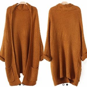 Mustard Chunky Cardigan