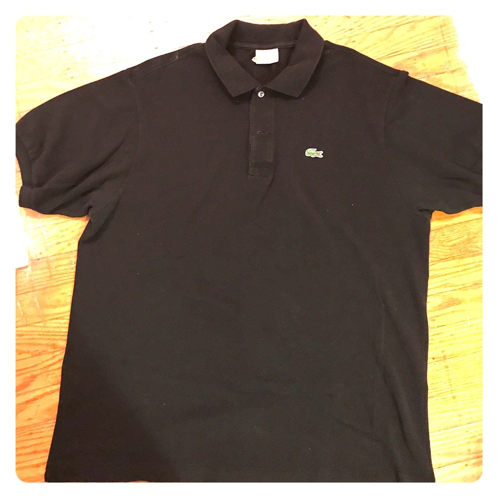 Black Lacoste Polo Shirt