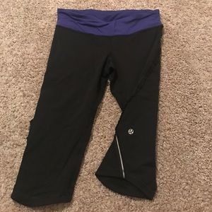 Size 8 lululemon cycling capris