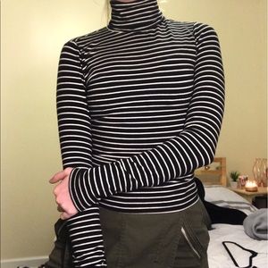 American Apparel stripe turtleneck!