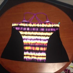 Lane Bryant Livi Active tie dye Top sz 26/28