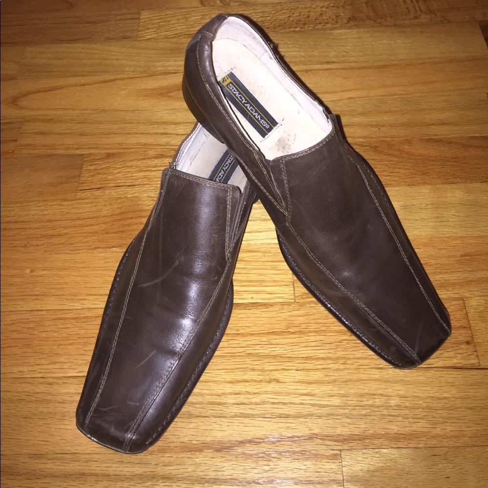 Brown Leather Stacy Adams Size 10