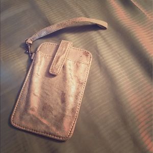 Metallic Wristlet
