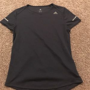 New gray addidas running shirt