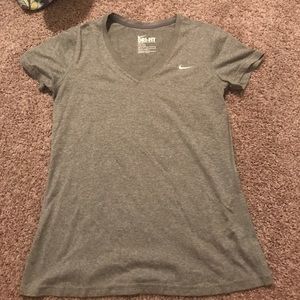 New Dri-fit gray Nike work out shirt.