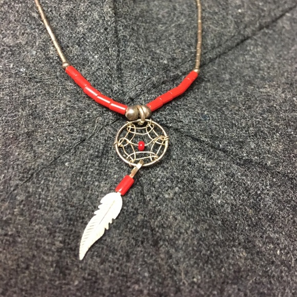 Dream catcher necklace - Picture 1 of 3