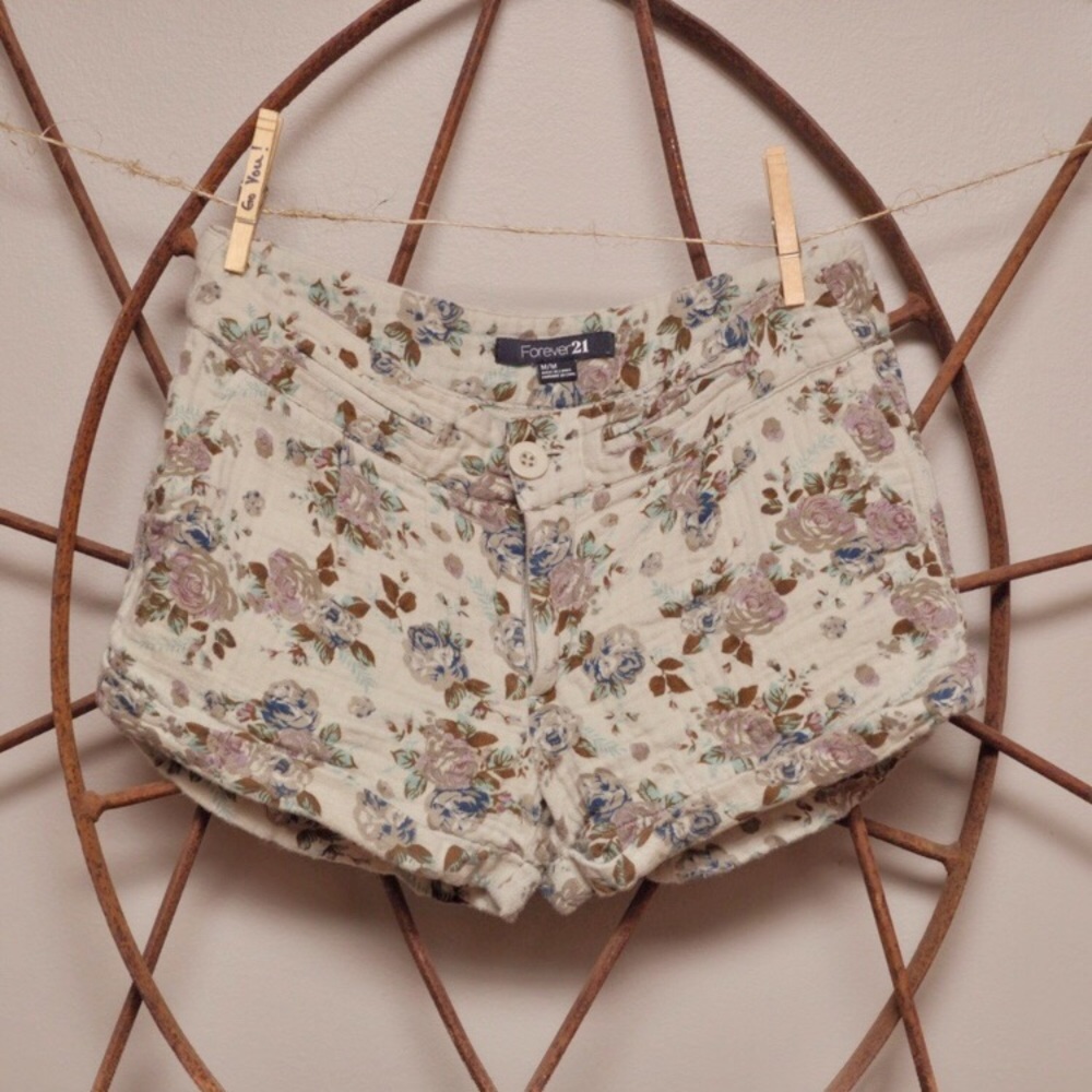 Floral Forever 21 Shorts