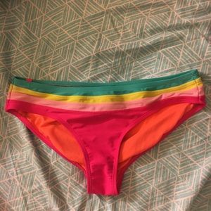 Hot pink bikini bottoms
