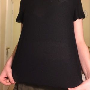 Topshop scalloped tee!