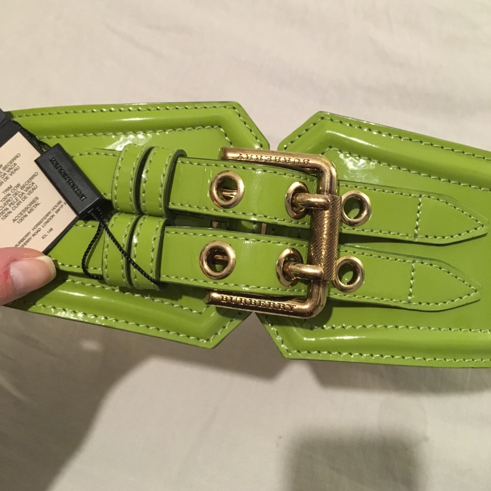 BURBERRY PRORSUM Leather corset