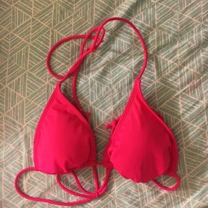 Hot pink bikini top