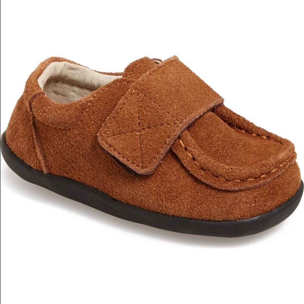 See Kai Run Mason Leather Moccasin Loafer SZ 4