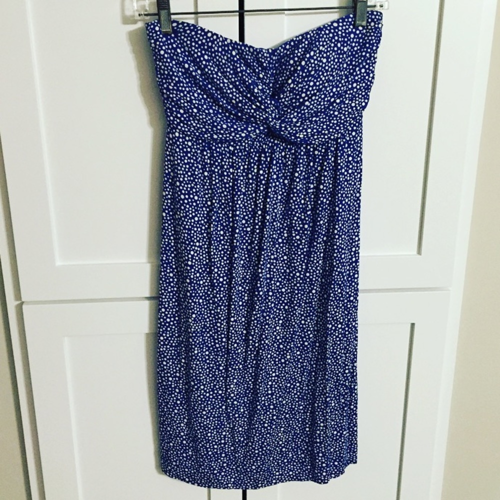 Cobalt Strapless Soma Dress