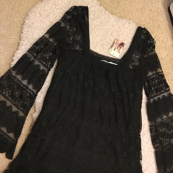 Urban Outfitters Black Lace Dress - Picture 2 of 4