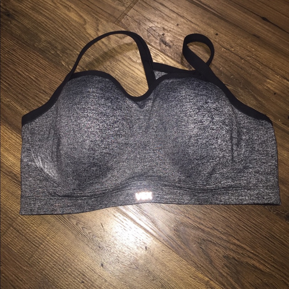 Victoria's Secret grey 36DD racer back sports bra