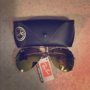 Ray Bans Aviators Gold Large