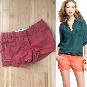 ✨FINAL SALE✨ J Crew Chino Shorts Red Pink Nautical