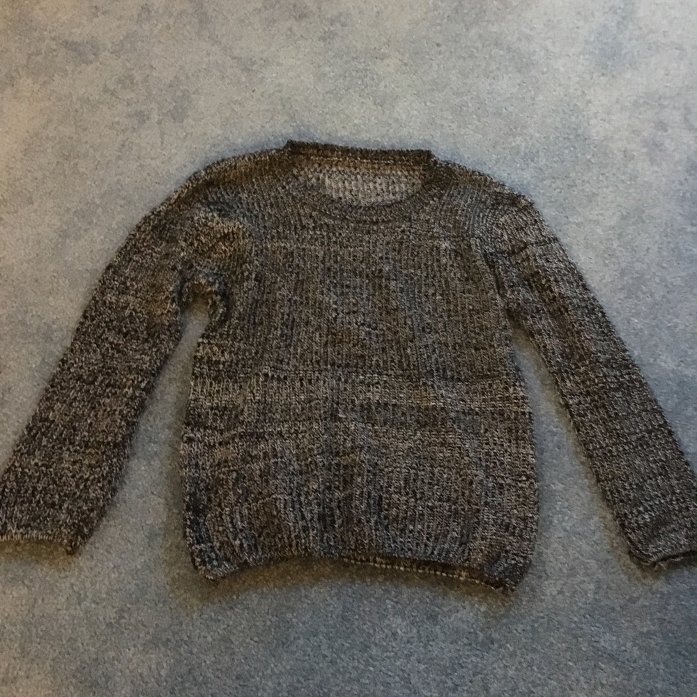 Heather grey sweater