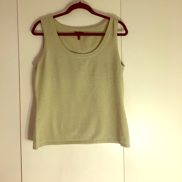 Escada Tops - Cashmere Escada Sleeveless Knit Top
