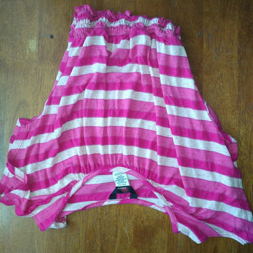 Pink white stripped shirt
