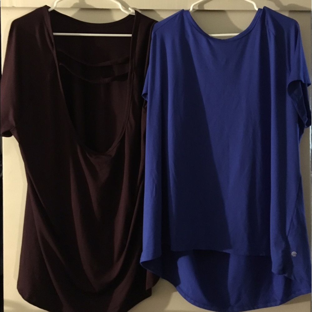 Two 3X Activewear Workout Shirts Champion