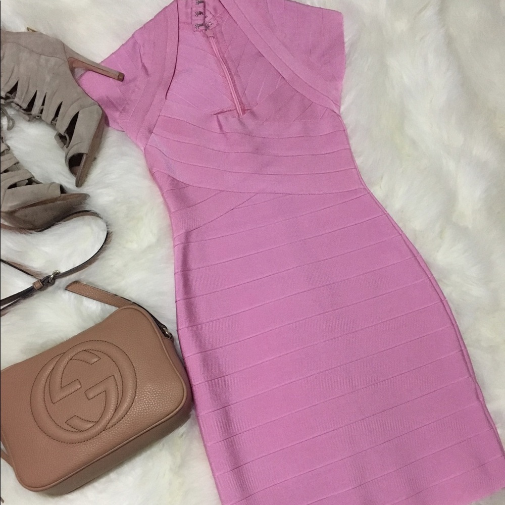 Pink Bandage dress