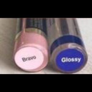 Bravo and glossy gloss Lipsense long lasting