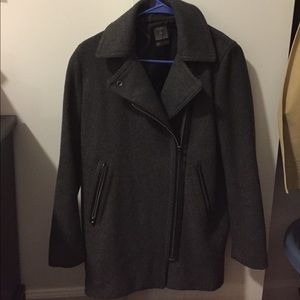 Gap gray peacoat (xs)