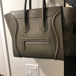 Celine Mini Luggage in Souris